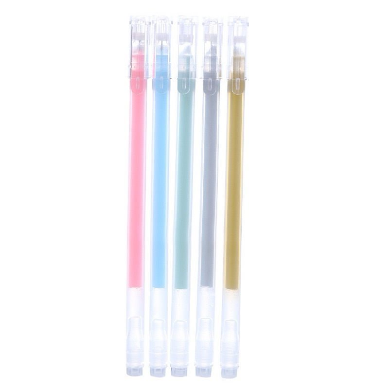 ปากกาเจล สีทอง สีขาว ปากกาเขียนโพสต์อิท เขียนกระดาษสีดำ ตกแต่งDiy