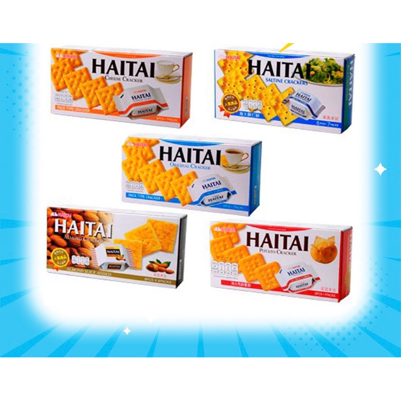 Haitai Craker ไฮไท แครกเกอร์ แครกเกอร์ กรอบ หอม มัน รสดั้งเดิม ตามแบบฉบับความอร่อยจากประเทศเกาหลี