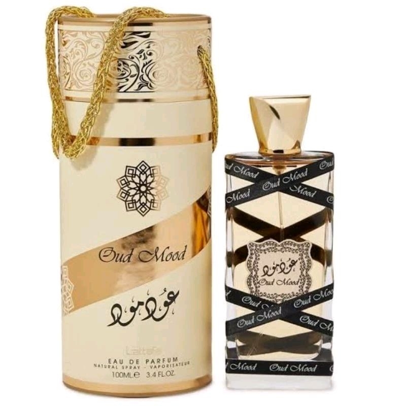 Oud Mood by Lattafa perfume for Unisex EDP100ml  น้ำหอมอาหรับนำเข้าสำหรับคนชอบ Oud
