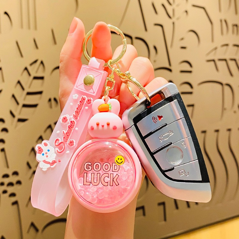 ใหม่ 2ขนาด36ลาย พวงกุญแจลายการ์ตูไม่มีกริ่งหอมๆ New Cute Cartoon Keychain YSK