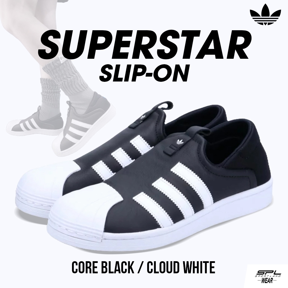 Adidas อาดิดาส รองเท้าผ้าใบ รองเท้าสลิปออน W Superstar Slip-On IG5717 (4000)
