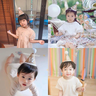 (ร้านไทย 🇹🇭 ส่งไว) หมวกวันเกิด ตัวเลข หมวก happy birthday งานดีที่สุด100%