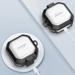 เคส Samsung buds live /pro/2/2pro/FE/Buds Core คลิปล็อค ป้องกันหาย โปรงใส พร้อมที่คล้อง (Model.9)