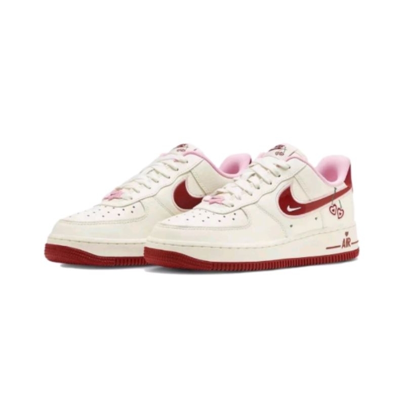 Nike Air Force 1 low 07 LX "Valentine's Day" สีขาว สีชมพู สําหรับผู้หญิง