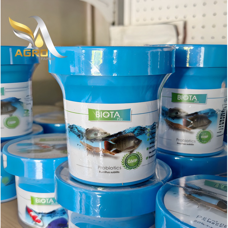 ไบโอต้า โปร Biota Pro จุลินทรีย์สำหรับผสมอาหาร กุ้ง ปลา ให้กินเก่ง แข็งแรง โตไว
