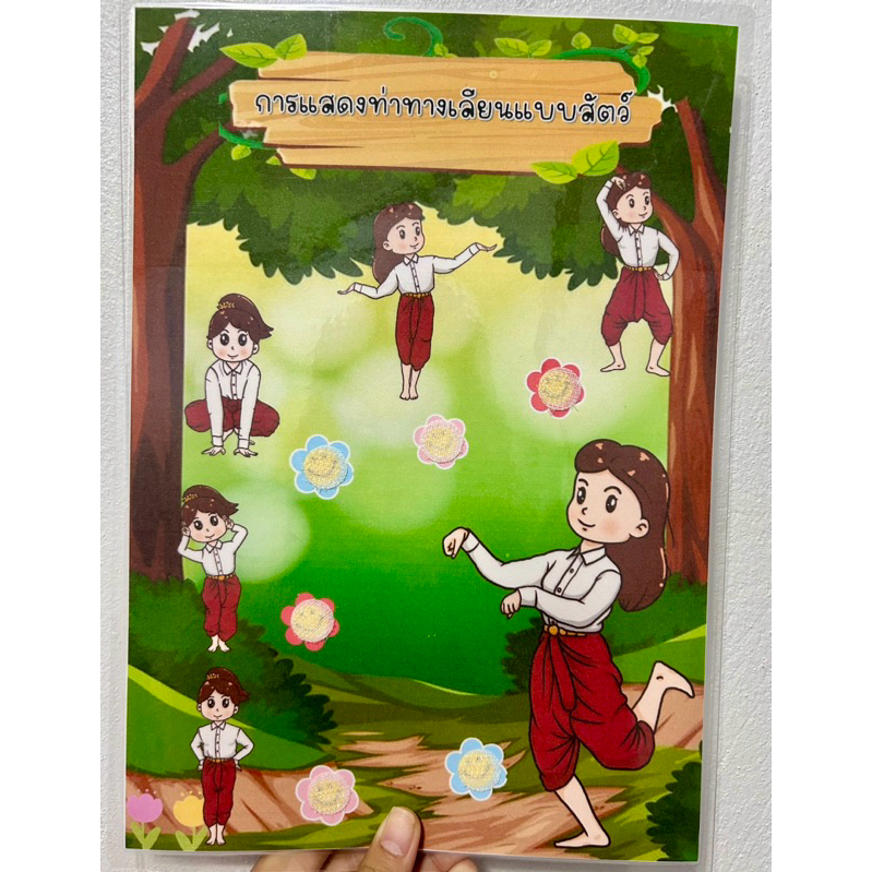 สื่อการสอน“ การแสดงท่าทางเลียนแบบสัตว์” สื่อการสอนวิชานาฏศิลป์, สื่อการสอน วิชาดนตรีศิลปะ - รูปที่ 2