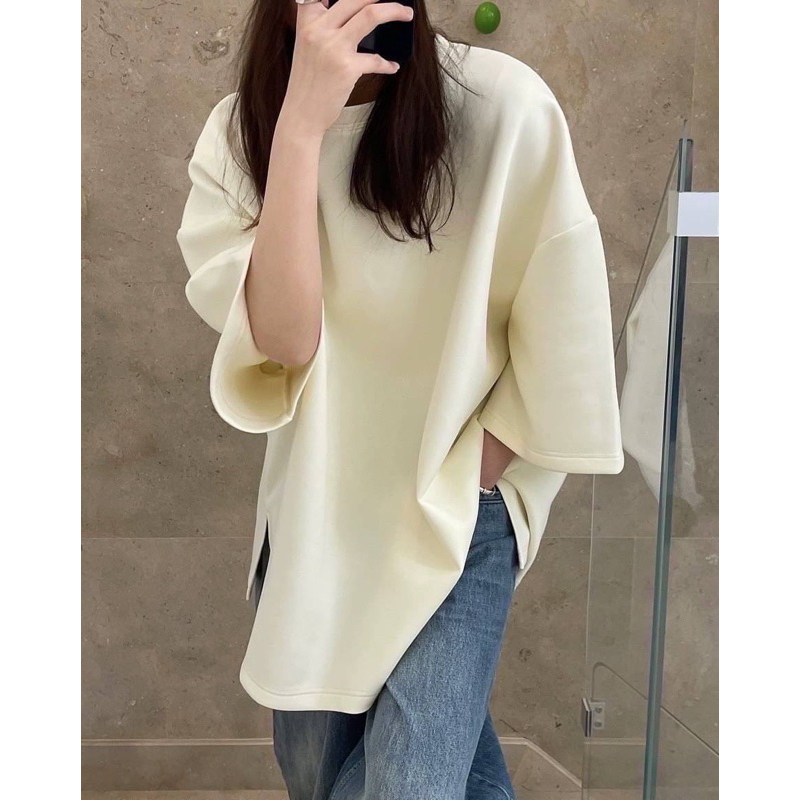 เสื้อโอเวอร์ไซส์ Siwa ผ้านาโน #1695