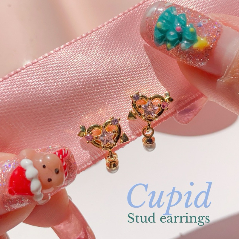 thelucy Cupid stud earrings