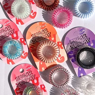 Sugar Sunday Hair Ties - Slim ชูก้าซันเดย์ ยางมัดผม รุ่นสลิม ผมปกติ-หนา