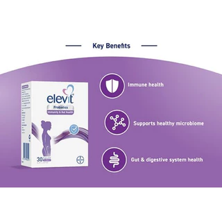 Elevit Probiotics Pregnancy and Breastfeeding โปรไบโอติกสำหรับคุณแม่ตั้งครรภ์ และให้นมบุตร 30 เม็ด