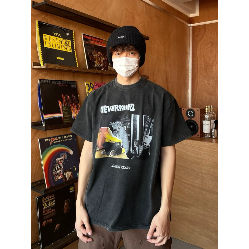 เสื้อยืดผู้ชายโอเวอร์ไซส์ nirvana nvm nevermind รุ่นขายดี เสy2k hot sale