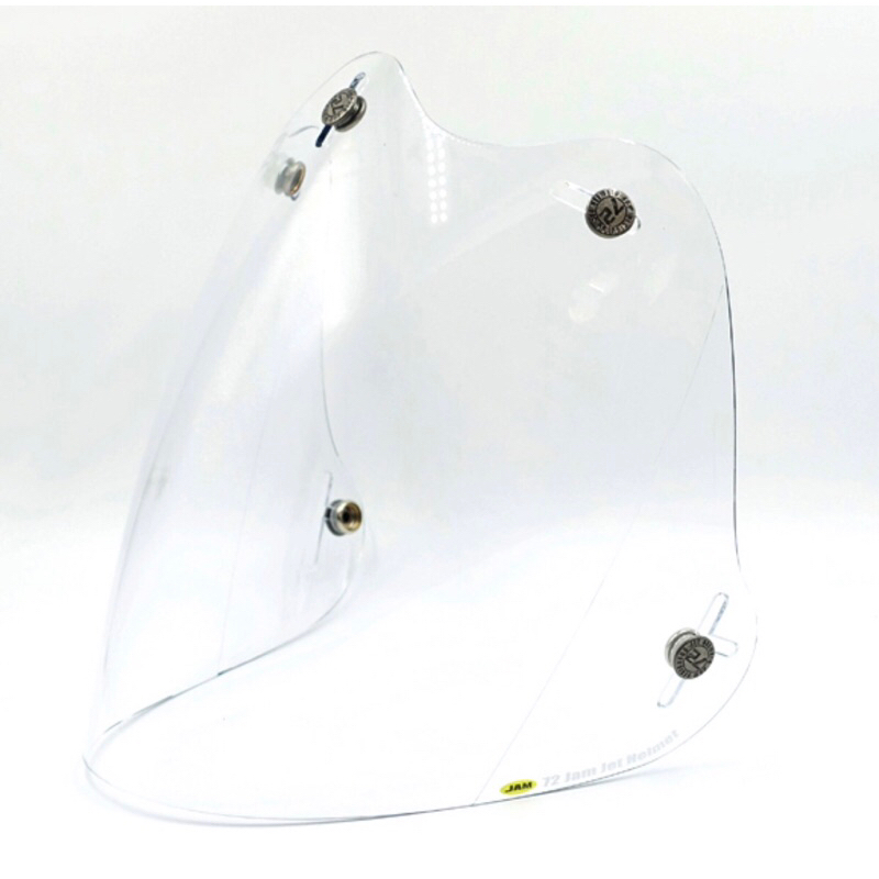 ชิวหน้าหมวกกันน๊อค หน้ากากหมวกกันน๊อค 72 jam japan 3D helmet shield สีใส clear chopper bobber harley