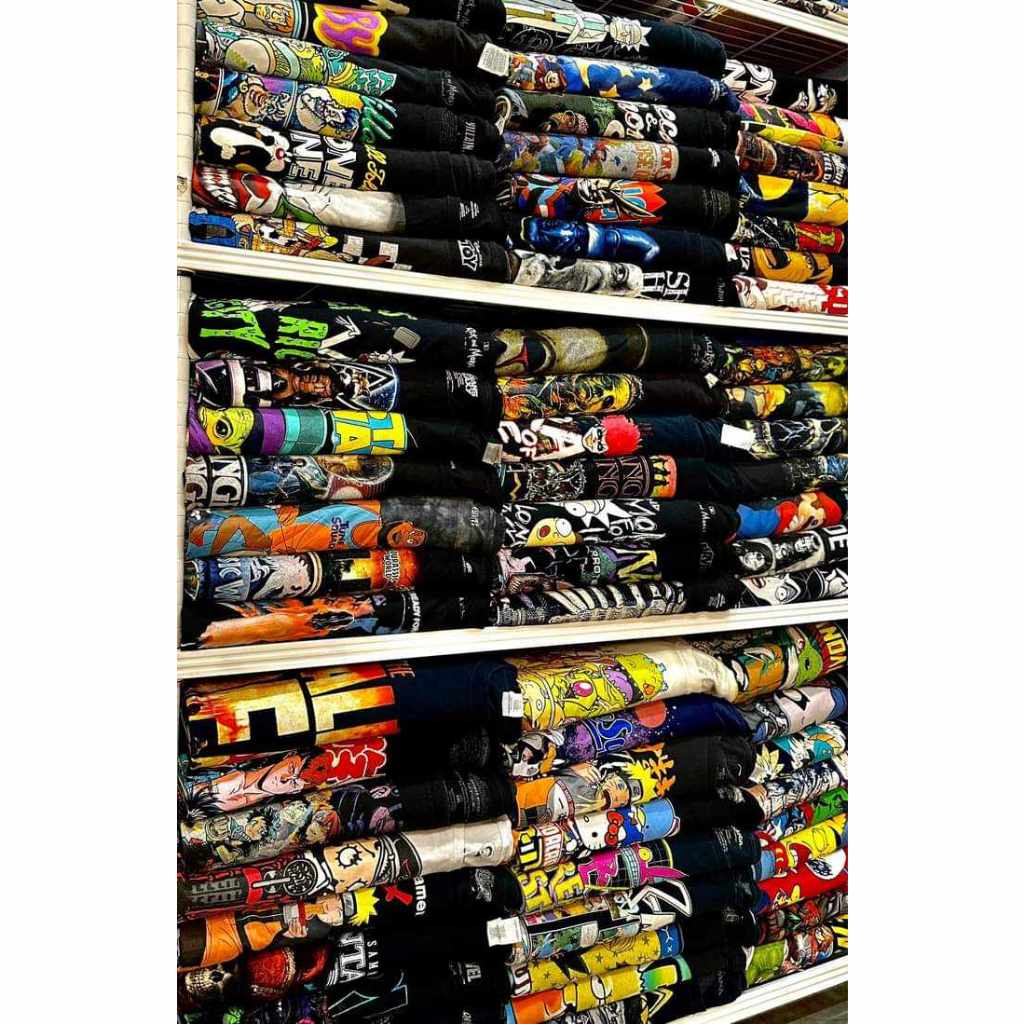 เสื้อยืดวินเทจ USA เกรด A เซ็ท 5 ตัว ลุ้นงานหัวเดือดๆ สุดคุ้ม เสื้อวง การ์ตูน หนัง งานเก่า 80-90S