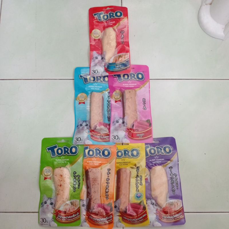 ToRo ขนมแมวมีหลากหลายรส