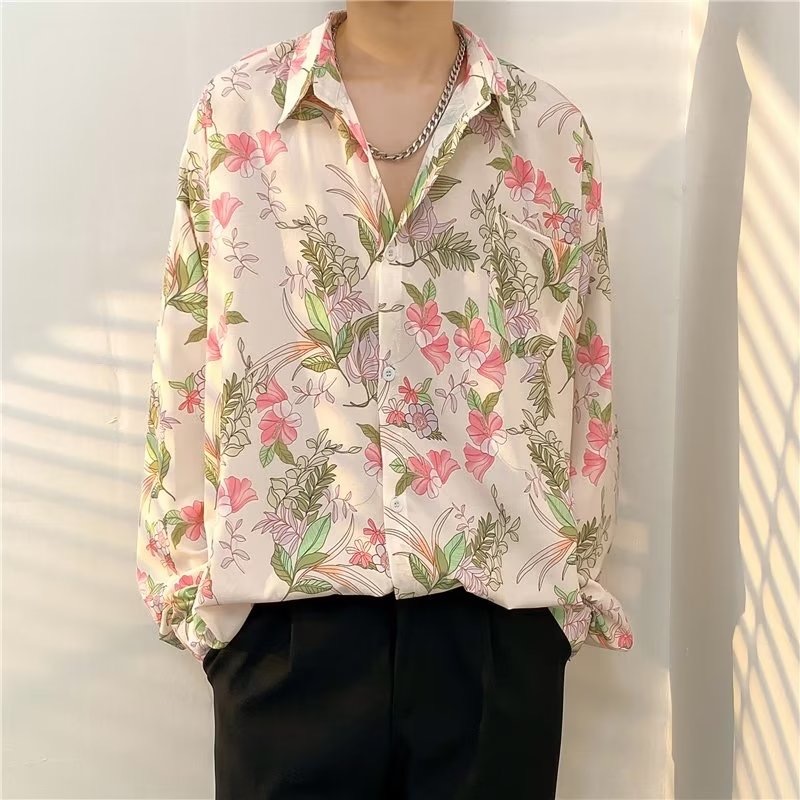 fashiongirl1688 เสื้อเชิ้ตแขนยาวชายคุณภาพดีนุ่มสบายผลิตจากผ้าไหมอิตาลี ใส่สบายตัวมาก หนุ่มๆอย่ารอช้า