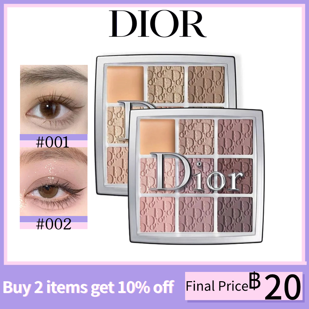 【ของแท้ 💯จัดส่งที่รวดเร็ว🚀】 Dior Backstage Eyeshadow Palette - 001 warm Neufrals / 002 Cool Neufrals