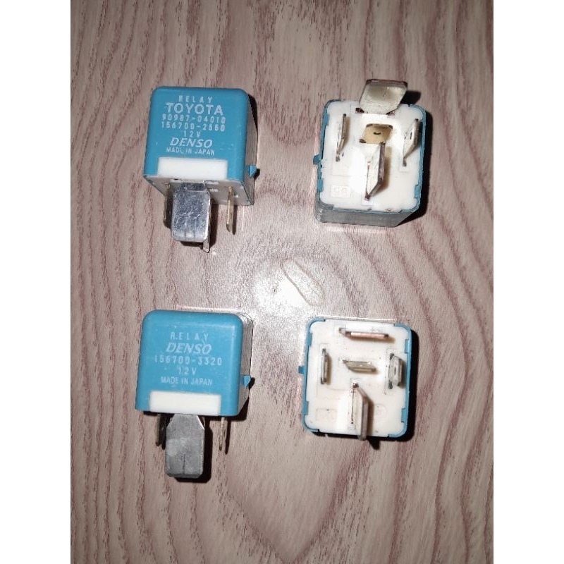 รีเลย์5ขา โตโยต้า สีฟ้า มือ2ญี่ปุ่น ราคาต่อ1ชิ้น