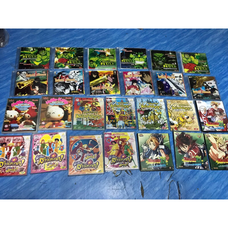 VCD,วีซีดีการ์ตูนกล่อง, (14) การ์ตูนยอดนิยม แผ่นแท้ มาสเตอร์ มือ 1