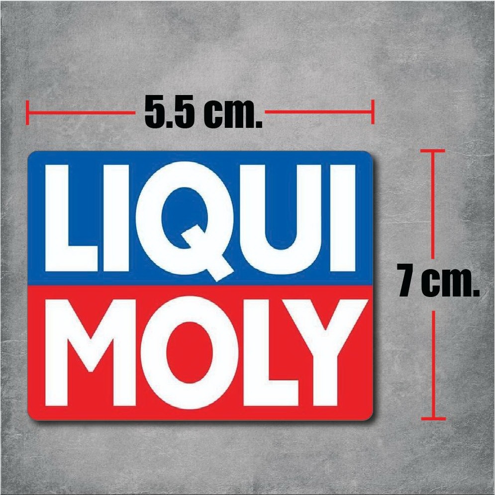 sticker pvc liqui moly สติกเกอร์ ลิควิค โมลี่ งานออฟเซ็ทแท้ pvc กันน้ำ กันแดด