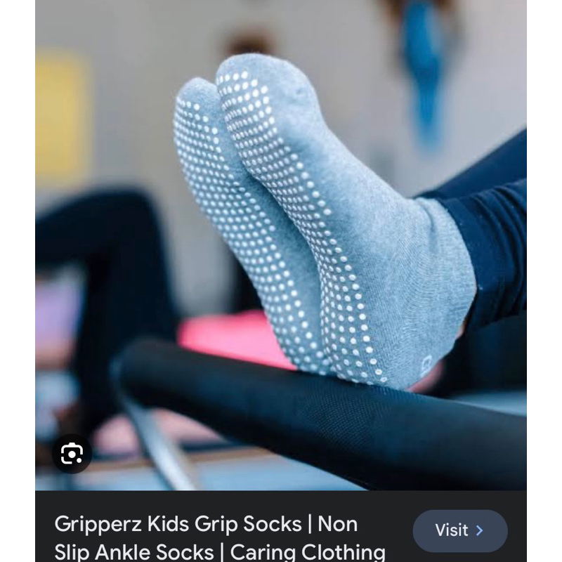 gripperz Active anklet grip sock yoga sock