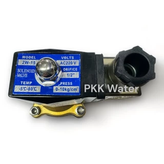 SOLENOID VALVE โซลินอยด์วาล์วทองเหลือง AC220V Size : 1/2" (4หุน) ยี่ห้อ Silvertec