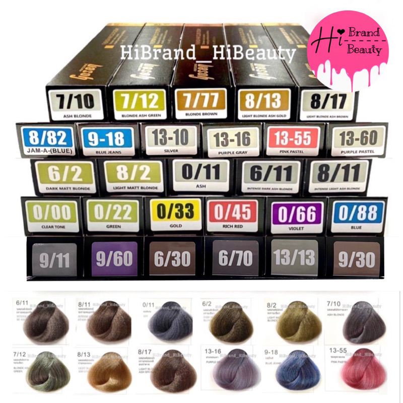 (กล่องดำ) สีโกเซ็น Gosen สีย้อมผม รุ่นนี้มีแต่หลอดสี ขนาด 100มล