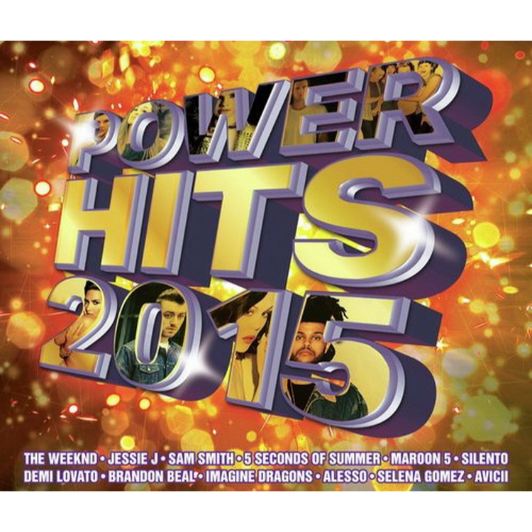 แผ่นเพลง CD Power Hits 2015 มือสอง (สภาพ 90 %)
