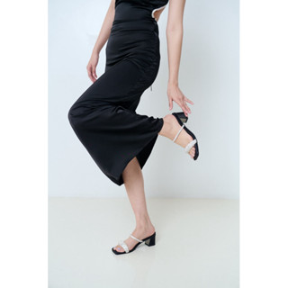 [พร้อมส่ง] Bloc B. Jinny Heels รองเท้าส้นสูงซาตินกลิตเตอร์เพ…