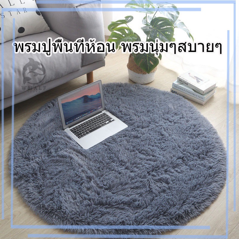 💥💥พร้อมส่ง!! พรมวงกลม พรม พรมปูพื้น พรมห้องนั่งเล่น พรมห้องนอน พรมขนยาว ขนนุ่มหนา หลายสี หลายขนาด ราคาถูกที่สุด!!