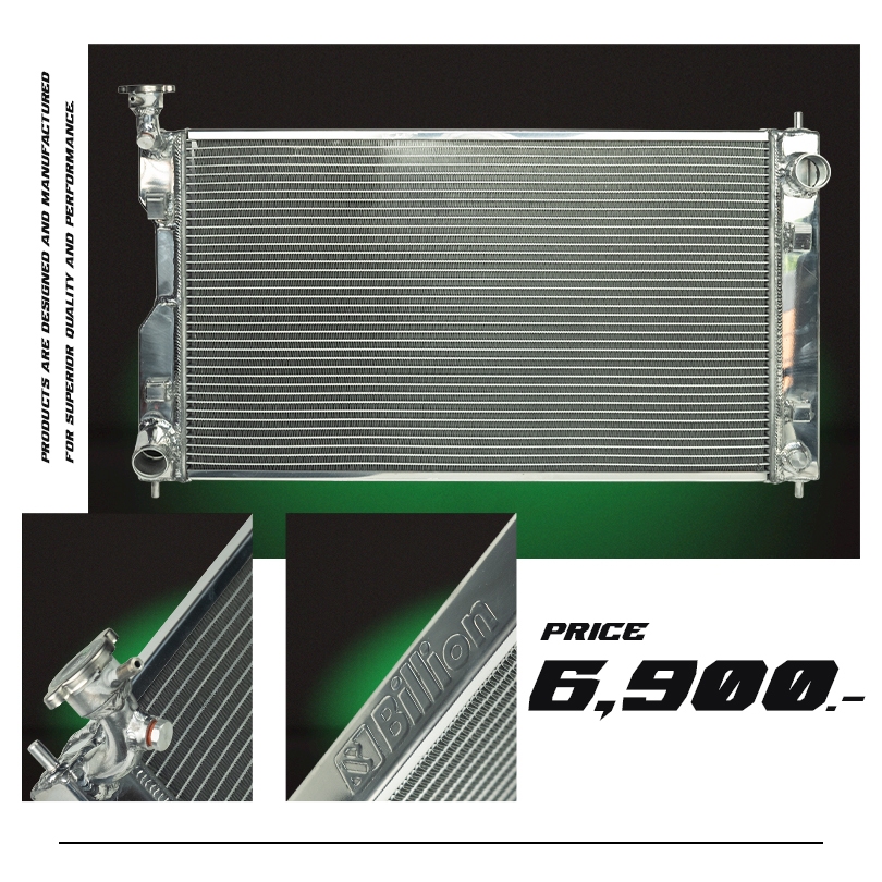 BILLION FULL ALUMINUM RADIATOR COMPATIBLE WITH SUBARU XV (AT) GT7 #หม้อน้ำBILLION