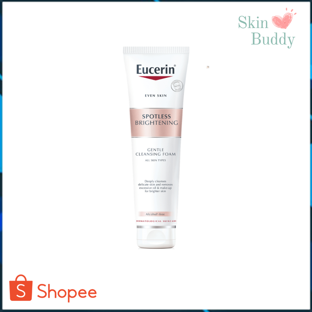 [016] Eucerin ฺBrightening spotless Clinical Gentle Cleaning Foam 150g