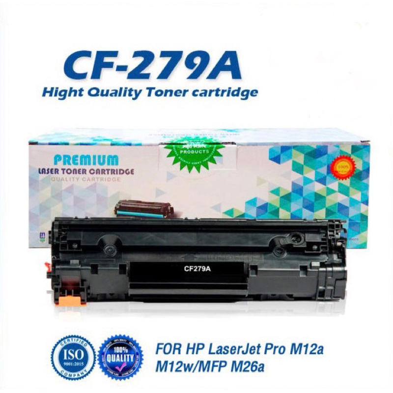 CF279A / 79A / 279A / CF279 / 279 / สีดำ / 2000 แผ่น / 1 ตลับ  FOR HP Pro M12a M12w M26a M26nw M26N 