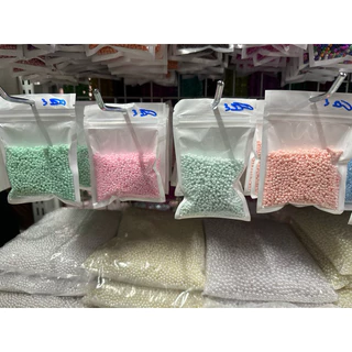 ลูกปัดเม็ดทรายมุกขนาด3มิล70กรัม20บาท