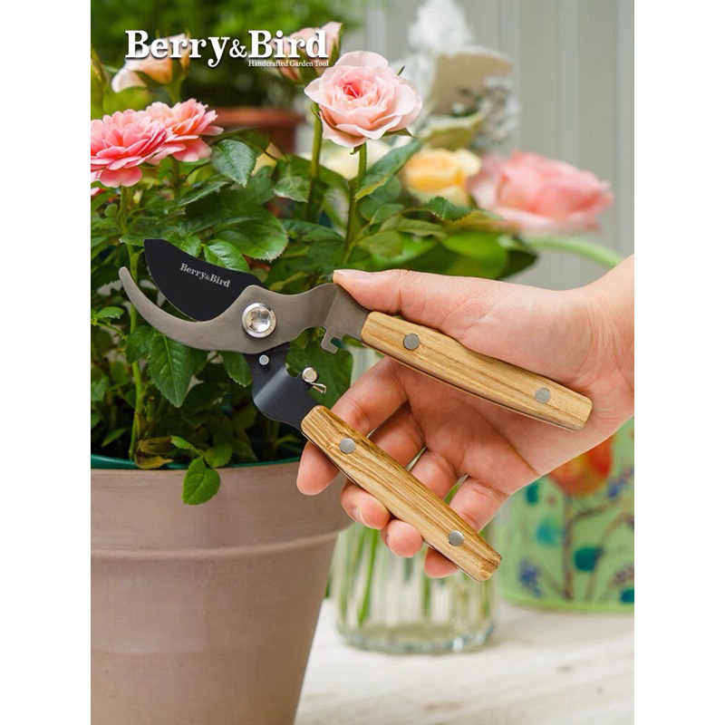 Berry&Brid กรรไกรแต่งกิ่งไม้ แบบสายมินิมอล ทำจากวัสดุอย่างดี คมมาก แข็งแรงทนทาน รูปทรงสวยงาม น่าใช้ ถ่ายจากสินค้าจริง