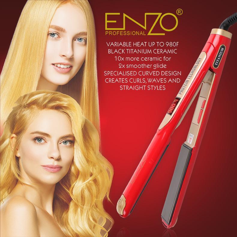 เครื่องหนีบผม ENZO 2 IN 1 หนีบม้วนลอนได้ รุ่น EN-5188 (มี 3 สี)