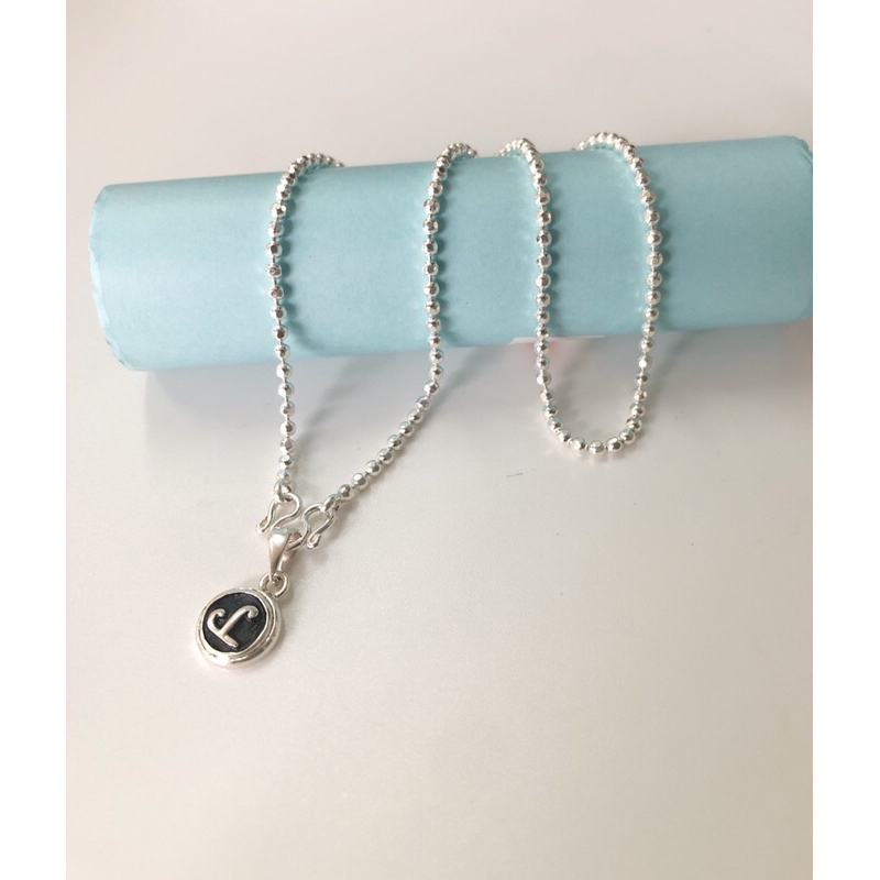 สร้อยคอพร้อมจี้นะโมเงินแท้925 เครื่องประดับเงินแท้ สร้อยเงิน