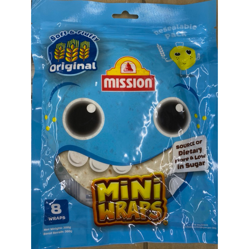 #แผ่นแป้งตอติญ่า มิชชั่น Mission wraps แผ่นแป้งตอติญ่าแคลอรึ่ต่ำ