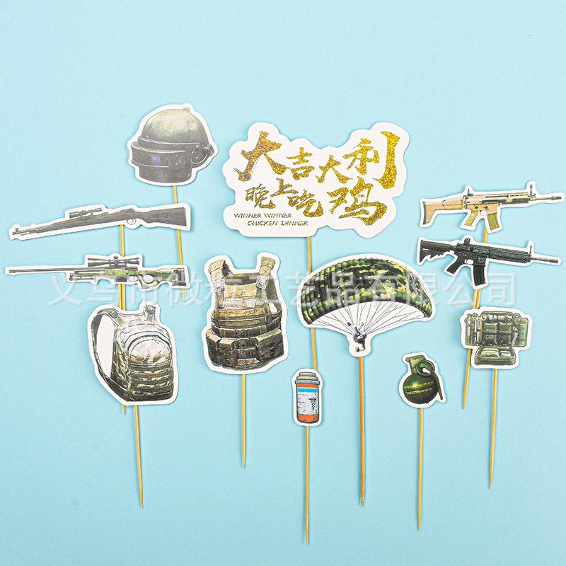 โมเดลตกแต่งเค้กทหาร รถถัง รถจิ๊บ ธีมทหารตกแต่งเค้ก - รูปที่ 4