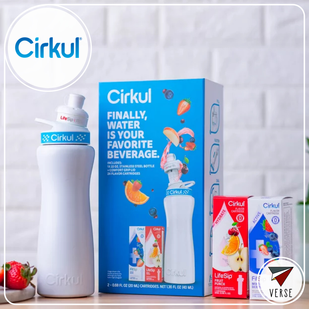 Cirkul Box Set : ขวดน้ำ Cirkul + 2 รสชาติ | กระติกเก็บความเย็น กระบอกน้ำพลาสติก