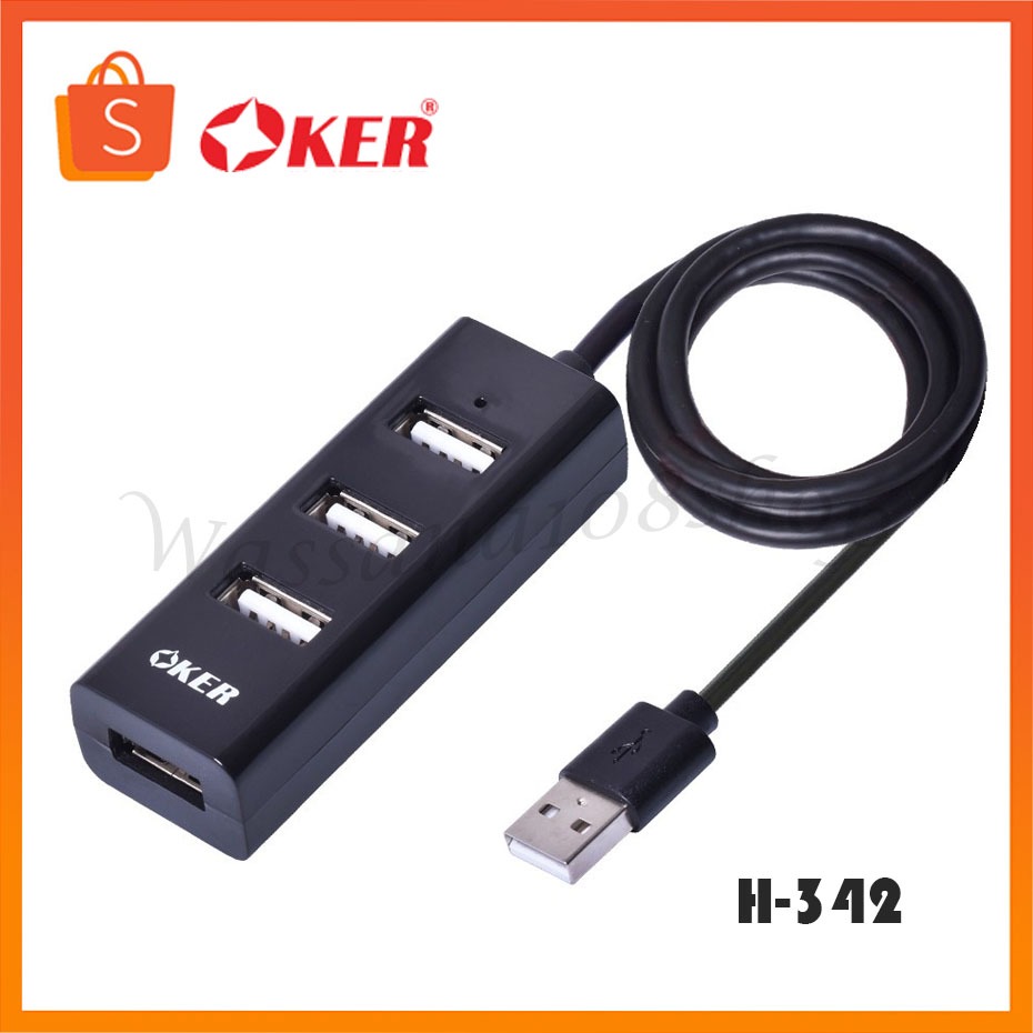 OKER HUB USB2.0 HUB 4 PORTS H-342