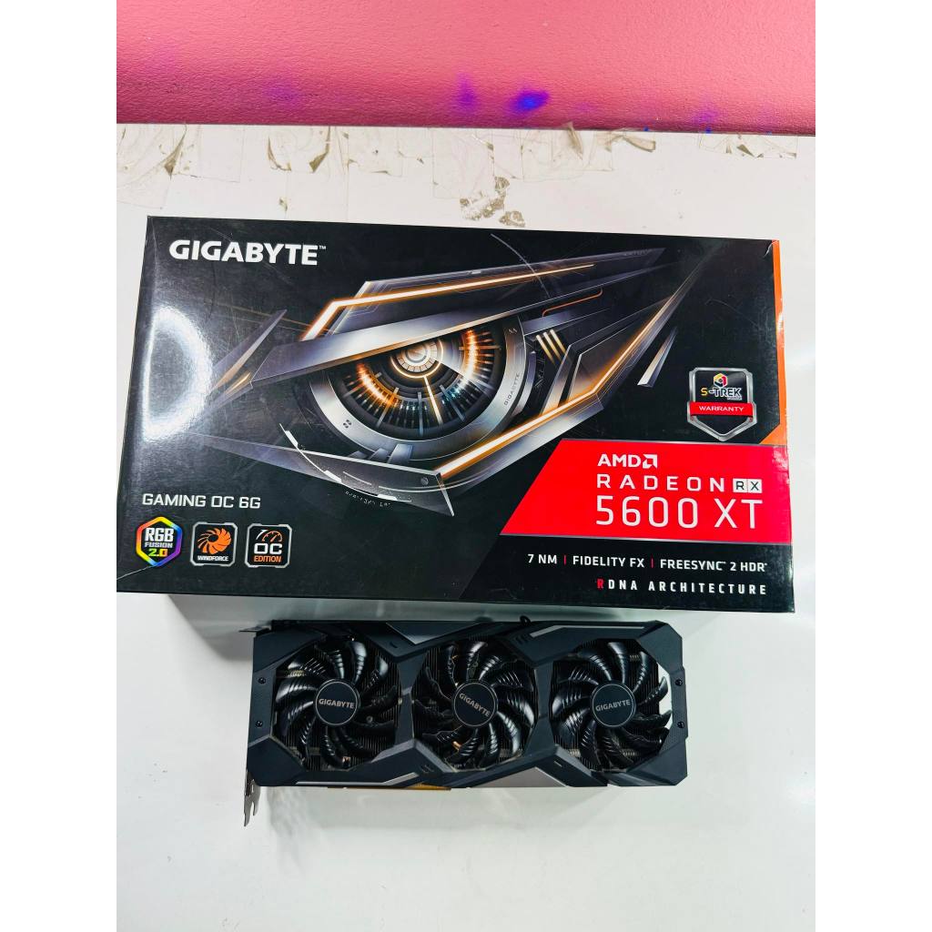 ขายการ์ดจอมือสอง GIGABYTE RX 5600 XT GAMING OC 6GB