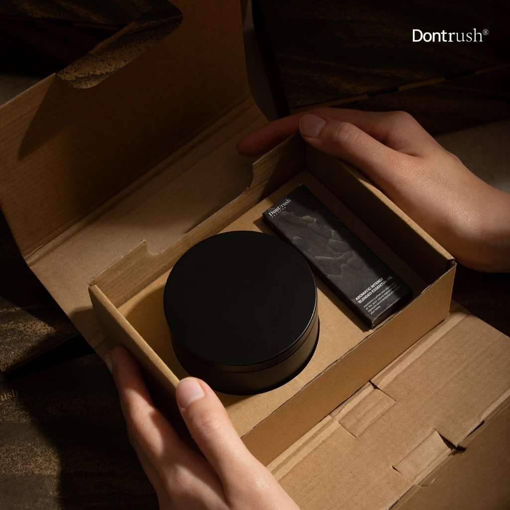 Dontrush หินหอมกระปุกหินภูเขาไฟพร้อมนํ้ามันหอมระเหย - "ROCKY" LAVA STONE DIFFUSER WITH ESSENTIAL OIL thumbnail 8