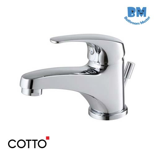 ก๊อกผสมอ่างล้างหน้า แบบก้านโยกพร้อมสะดืออ่างล้างหน้าแบบป๊อปอัพและสายน้ำดี รุ่น ARONA CT561D