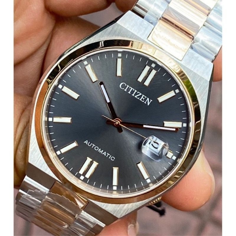 นาฬิกาข้อมือ Citizen Automatic Stainless Steel Men's Watch NJ0154-80H