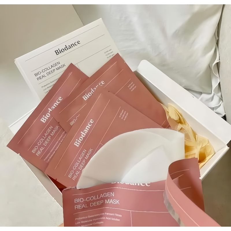 ♥️พร้อมส่ง♥️ BIODANCE Bio-Collagen Real Deep Mask 1 แผ่น