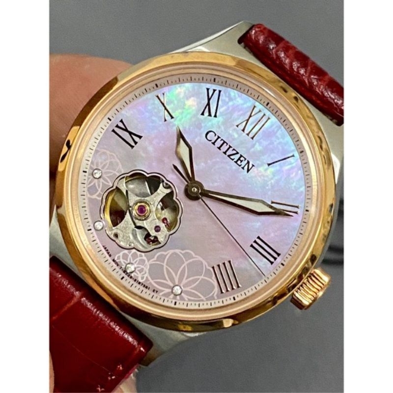 นาฬิกาข้อมือ Citizen Automatic Analog Multicolor Dial Women's Watch PC1008-11Y