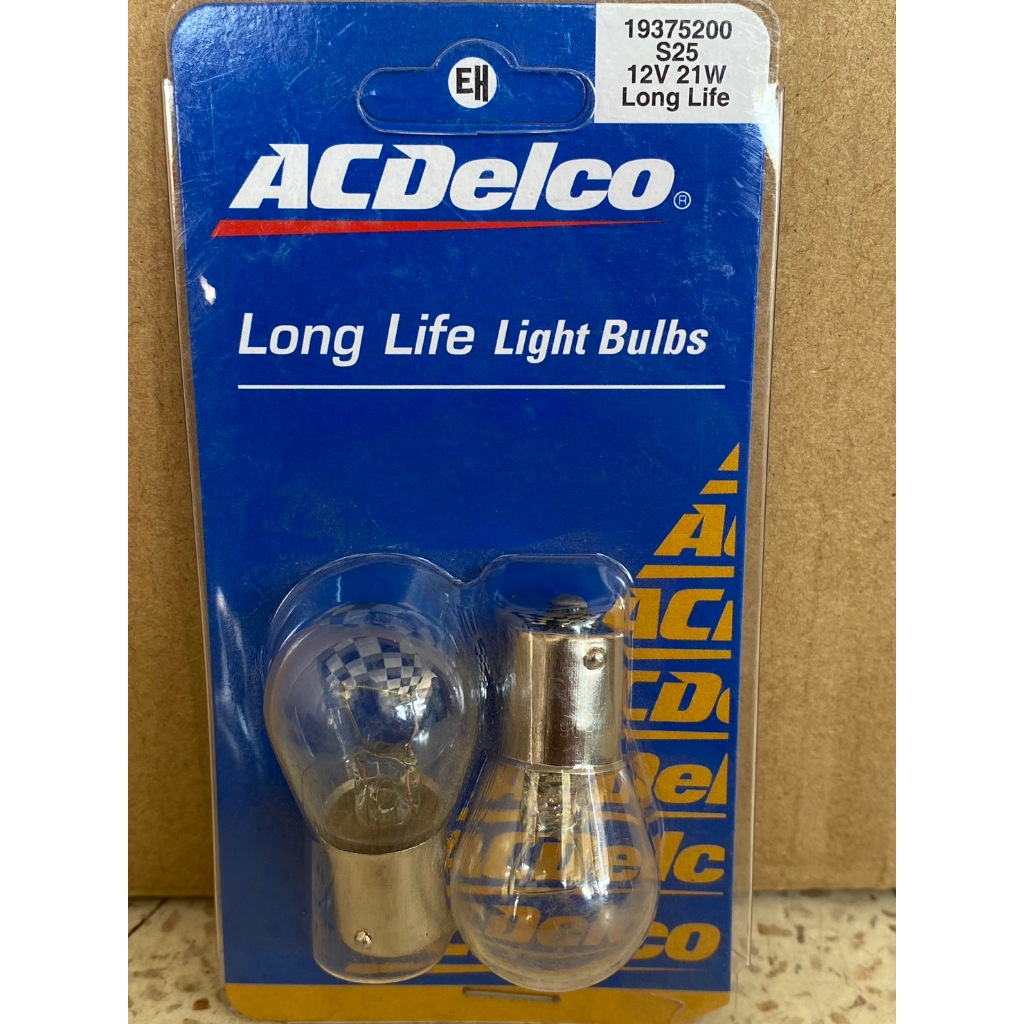 หลอดไฟ ACDELCO 12โวลต์ หลอดไฟรุ่น Long Life 21/5w(2ไส้) และ 21w (1ไส้) ราคาสินค้าต่อ 1 ชิ้น