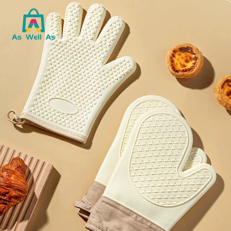As Well As ถุงมือซิลิโคนกันความร้อน หยิบจับของร้อน มี 2 แบบให้ เลือก ราคาที่จำหน่าย ต่อ หนึ่งอัน