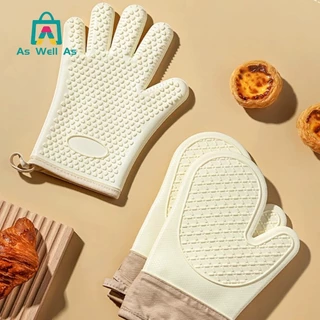As Well As ถุงมือซิลิโคนกันความร้อน หยิบจับของร้อน มี 2 แบบให้ เลือก ราคาที่จำหน่าย ต่อ หนึ่งอัน