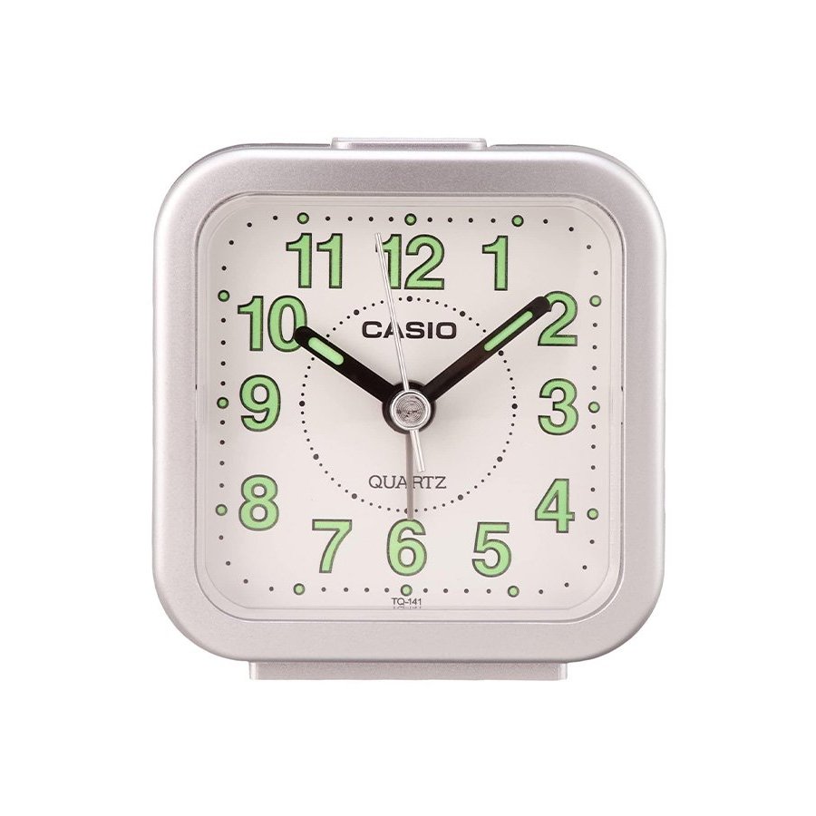 🎁Casio นาฬิกาปลุก ตั้งโต๊ะ รุ่น TQ-141-8DF ของแท้ 100% ประกัน 1 ปี